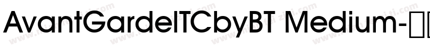 AvantGardelTCbyBT Medium字体转换